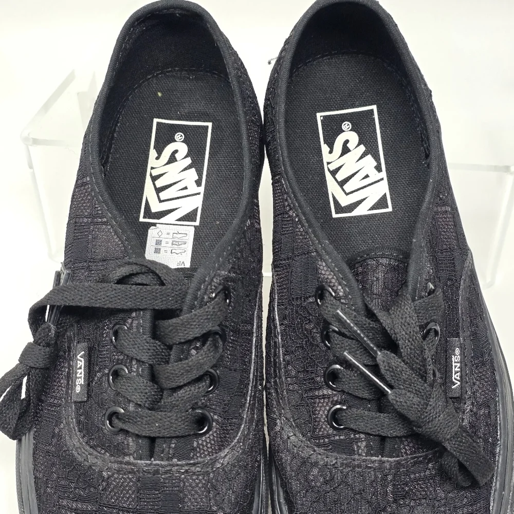 Vans Women's Chou Chou Black Lace Checker Limited Sneakers Shoes Size 7 New